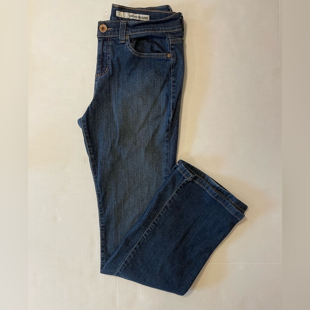 DKNY Jeans Denim Bootcut Jeans Size 8 Long - Picture 8 of 8